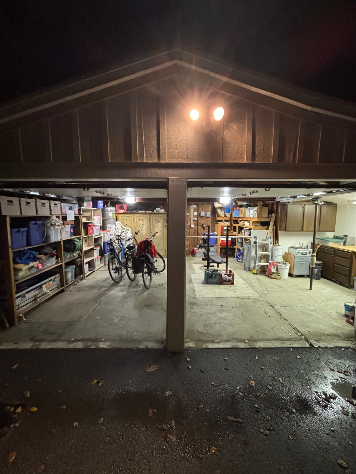 Garage after 8 hours of work