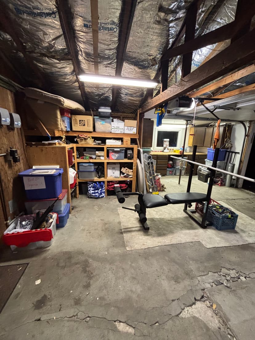 Garage before transformation